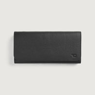 Taylor Black Leather Continental Wallet by Dash Racegear - unisex Leather Accessories view 1
