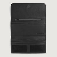 Taylor Black Leather Continental Wallet by Dash Racegear - unisex Leather Accessories view 4