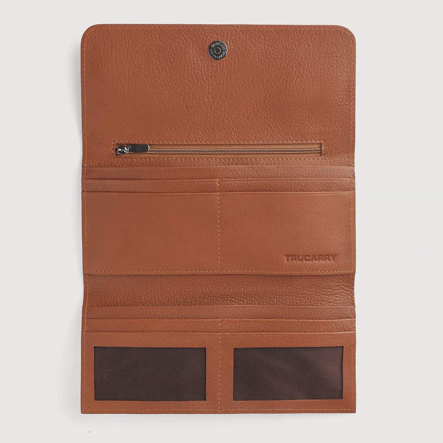 Taylor Brown Leather Continental Wallet by Dash Racegear - unisex Leather Accessories view 4