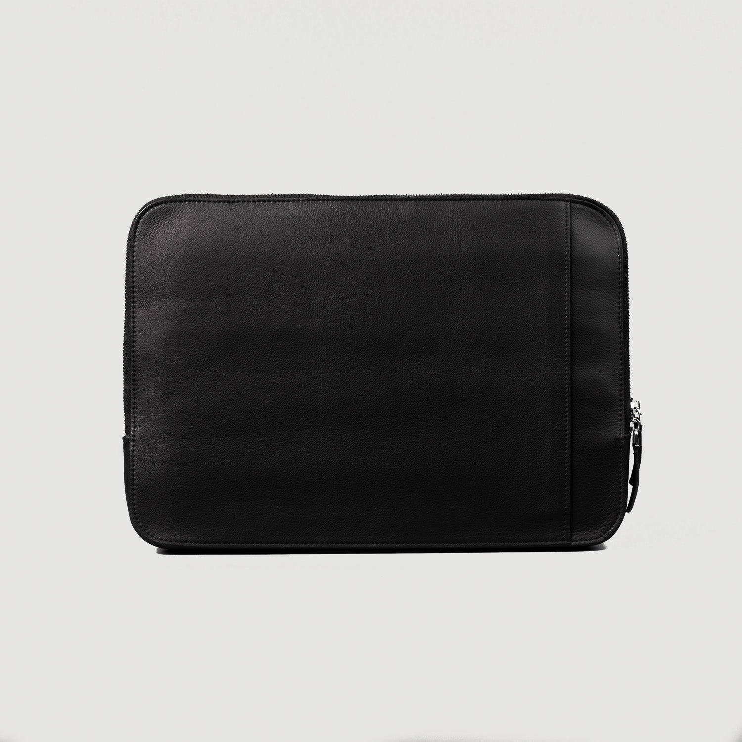 The Baxter Black Leather Laptop Sleeve by Dash Racegear - unisex Leather Bag view 1