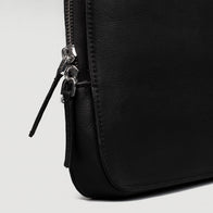 The Baxter Black Leather Laptop Sleeve by Dash Racegear - unisex Leather Bag view 6