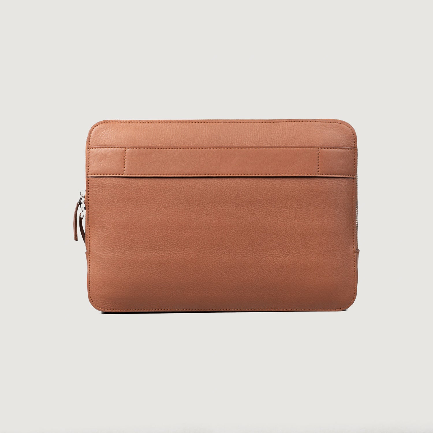 The Baxter Brown Leather Laptop Sleeve by Dash Racegear - unisex Leather Bag view 3