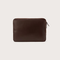 The Baxter Vintage Brown Leather Laptop Sleeve by Dash Racegear - unisex Leather Bag view 1