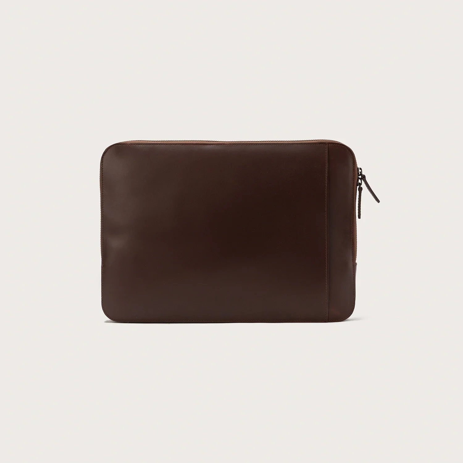 The Baxter Vintage Brown Leather Laptop Sleeve by Dash Racegear - unisex Leather Bag view 1
