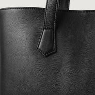 The Bianca Black Leather Tote Bag by Dash Racegear - women Leather Bag view 6