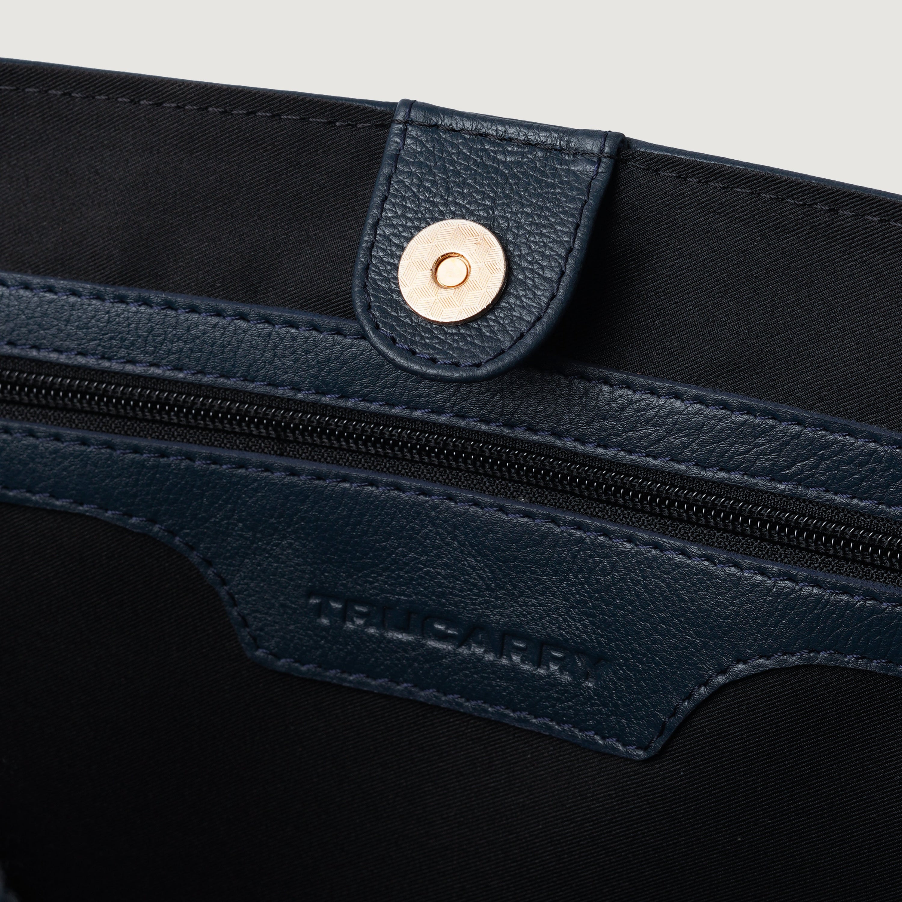 The Bianca Blue Leather Tote Bag by Dash Racegear - women Leather Bag view 7