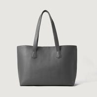 The Bianca Grey Leather Tote Bag by Dash Racegear - women Leather Bag view 3