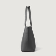 The Bianca Grey Leather Tote Bag by Dash Racegear - women Leather Bag view 4