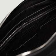 The Captain Black Leather Briefcase by Dash Racegear - men Leather Bag view 4