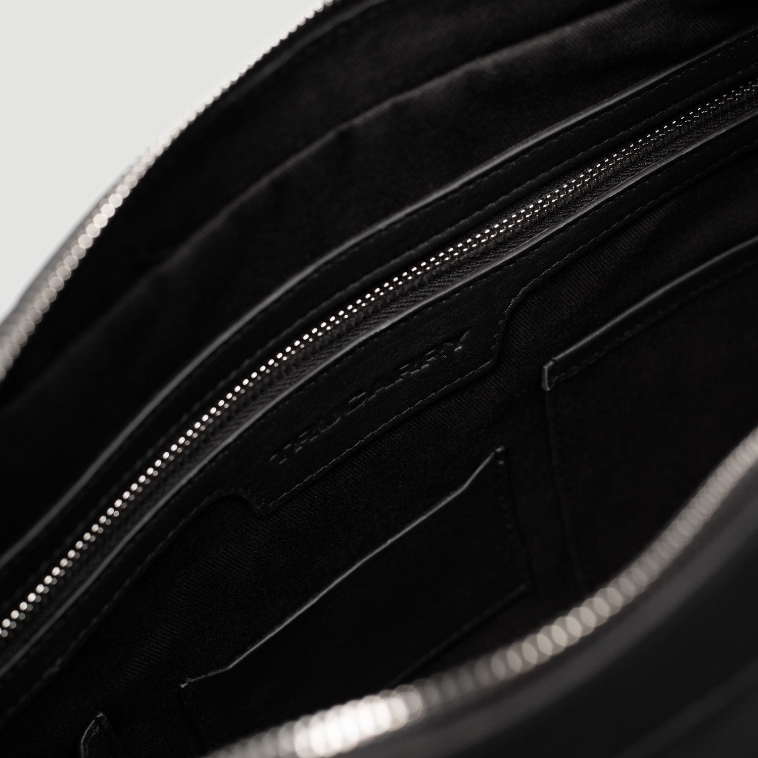 The Captain Black Leather Briefcase by Dash Racegear - men Leather Bag view 4