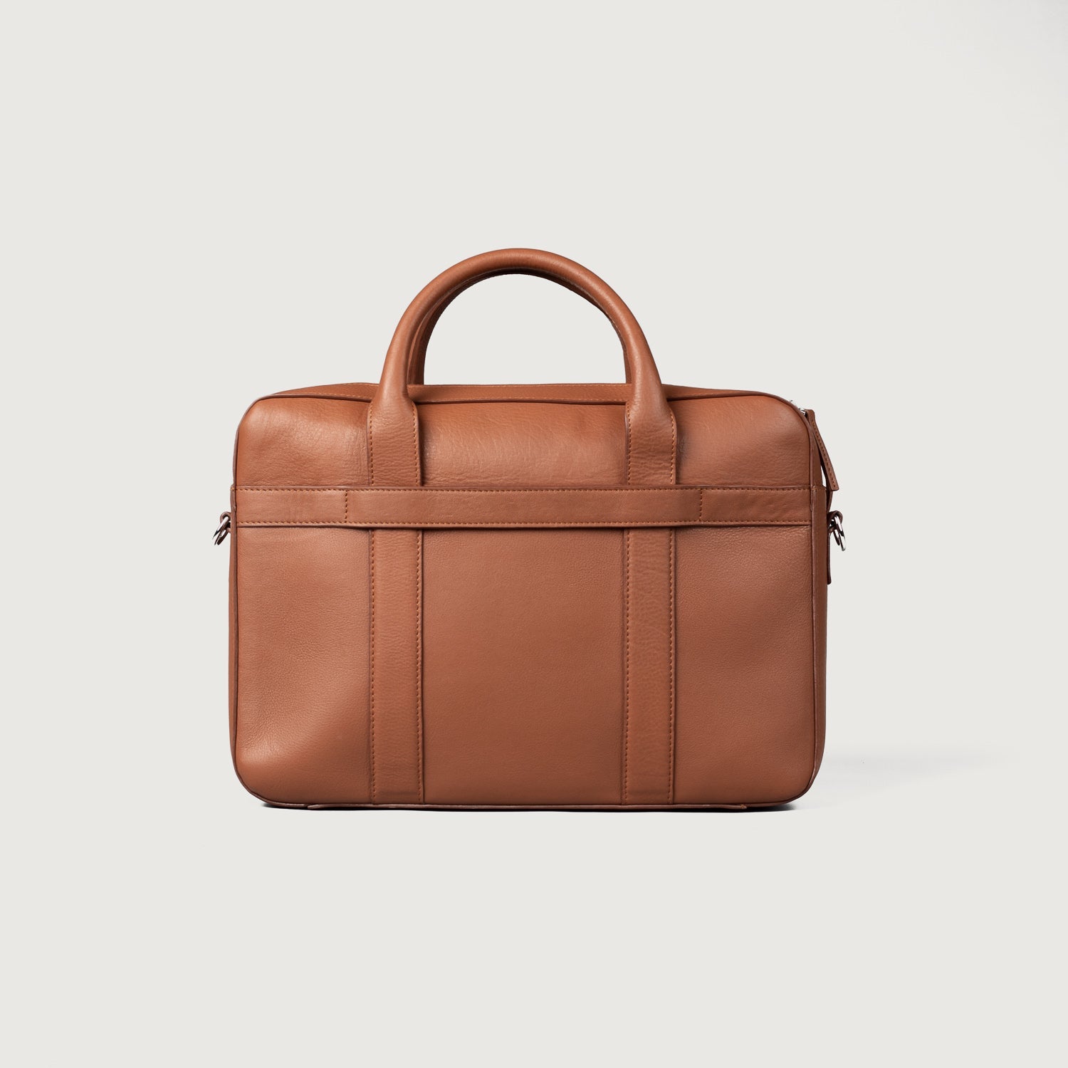 The Captain Brown Leather Briefcase by Dash Racegear - men Leather Bag view 4