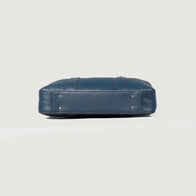 The Captain Midnight Blue Leather Briefcase by Dash Racegear - men Leather Bag view 7