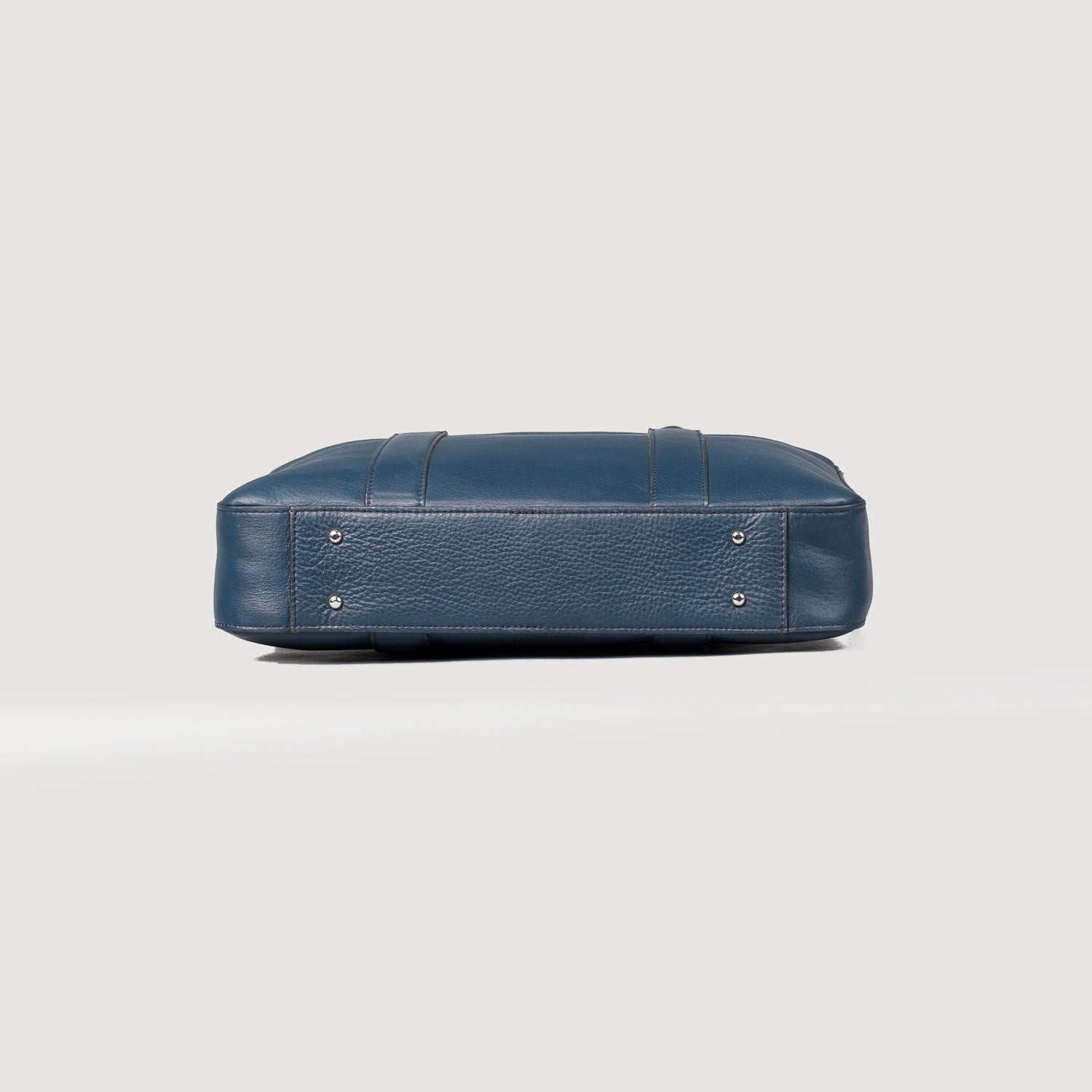 The Captain Midnight Blue Leather Briefcase by Dash Racegear - men Leather Bag view 7