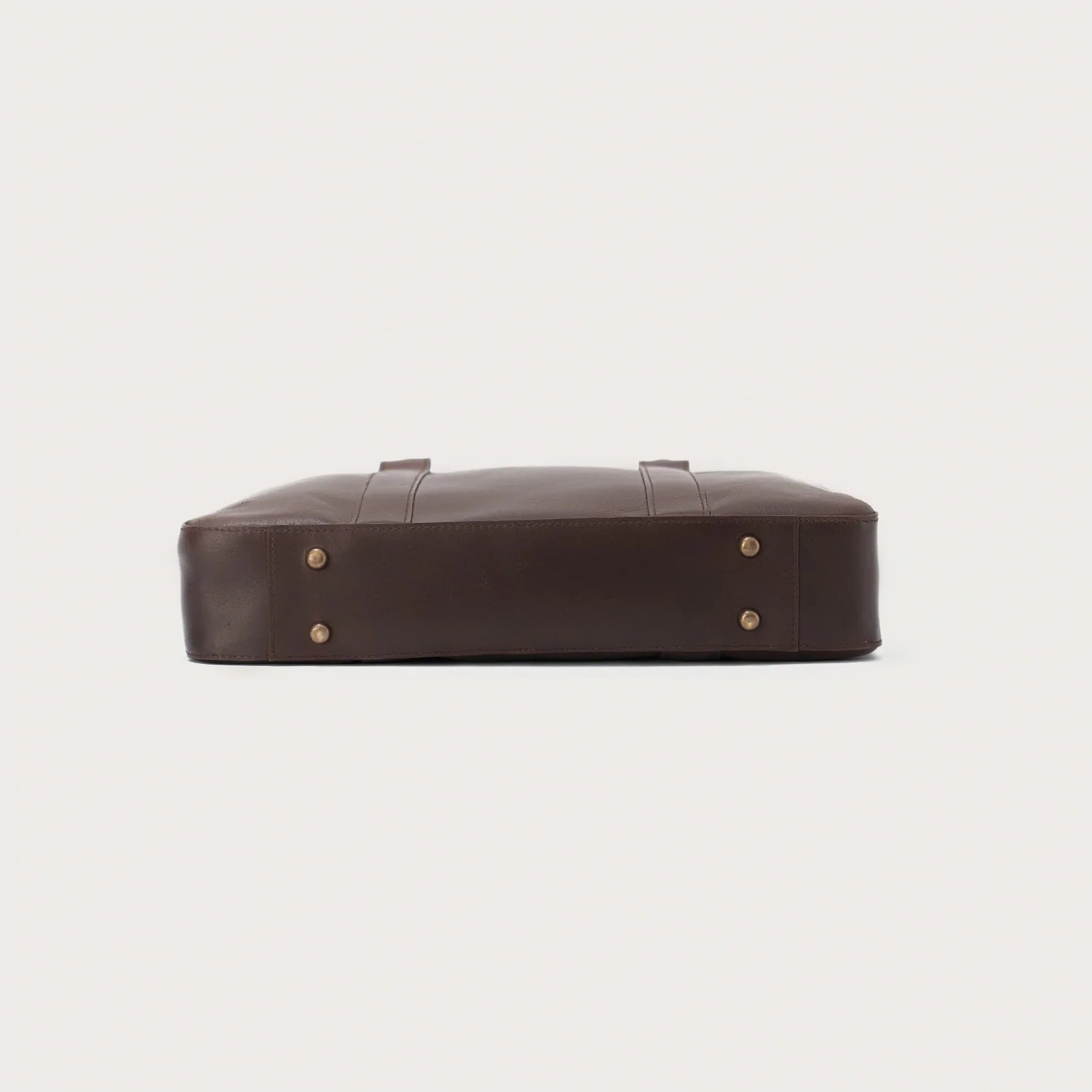 The Captain Vintage Brown Leather Briefcase by Dash Racegear - men Leather Bag view 7