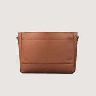 The Carismatico Brown Leather Messenger Bag by Dash Racegear - men Leather Bag view 6