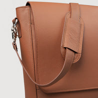 The Carismatico Brown Leather Messenger Bag by Dash Racegear - men Leather Bag view 8