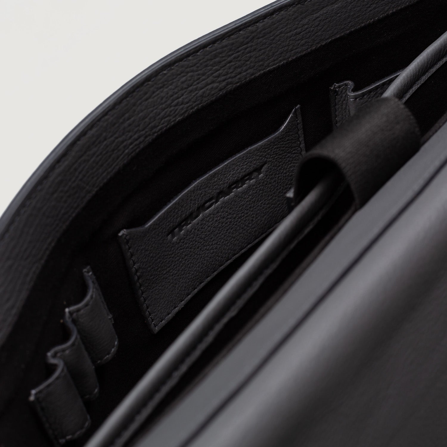 The Carismatico Grey Leather Messenger Bag by Dash Racegear - men Leather Bag view 7