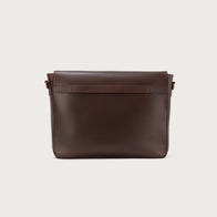 The Carismatico Vintage Brown Leather Messenger Bag by Dash Racegear - unisex Leather Bag view 3