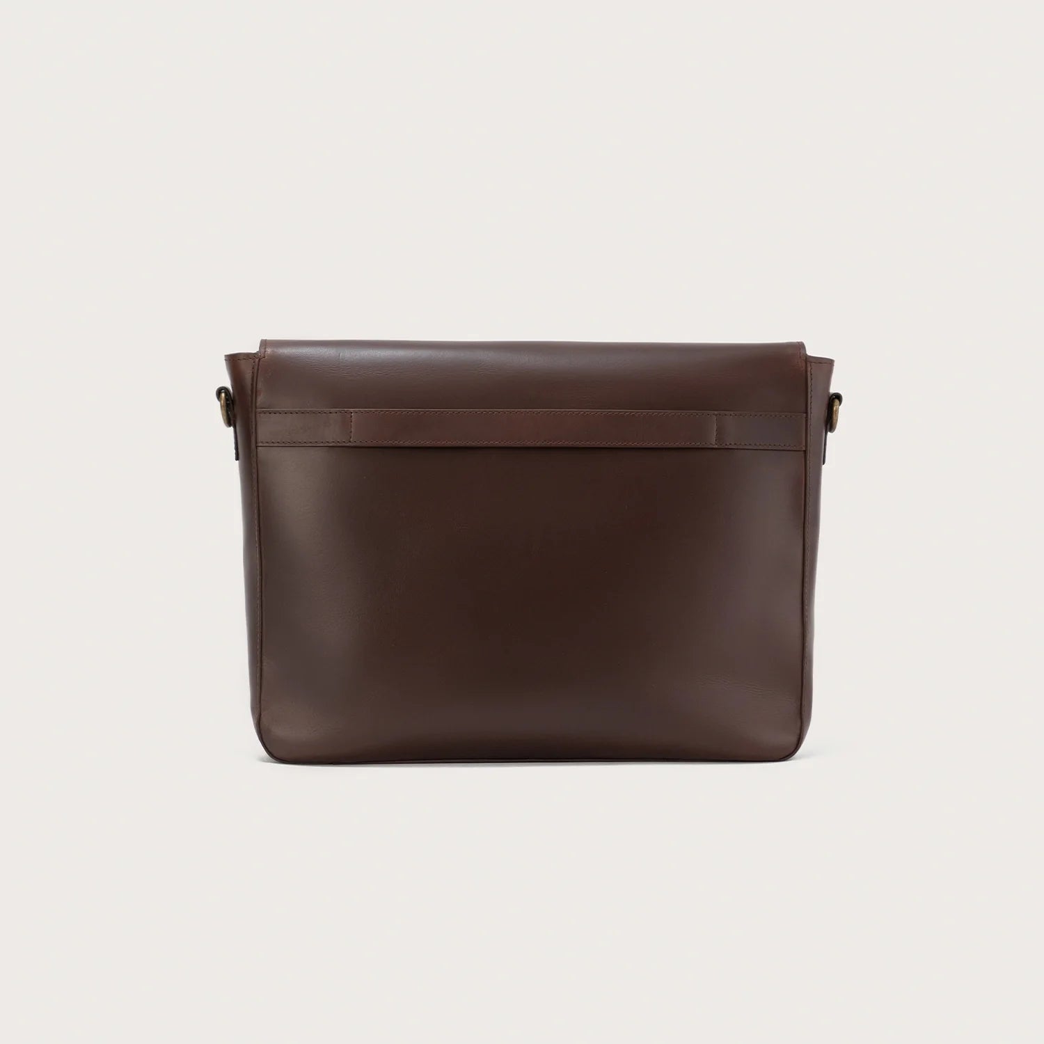 The Carismatico Vintage Brown Leather Messenger Bag by Dash Racegear - unisex Leather Bag view 3