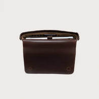 The Carismatico Vintage Brown Leather Messenger Bag by Dash Racegear - unisex Leather Bag view 4