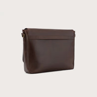 The Carismatico Vintage Brown Leather Messenger Bag by Dash Racegear - unisex Leather Bag view 7