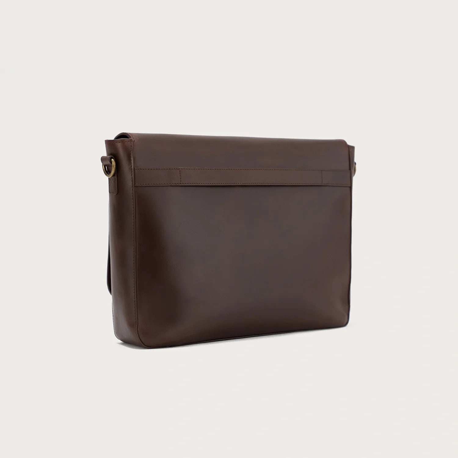 The Carismatico Vintage Brown Leather Messenger Bag by Dash Racegear - unisex Leather Bag view 7