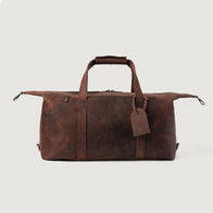 The Dale Duffle Vintage Distressed Brown Leather Duffle Bag by Dash Racegear - women Leather Bag view 1