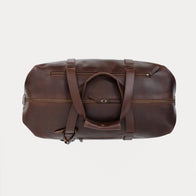 The Dale Vintage Brown Leather Duffle Bag by Dash Racegear - unisex Leather Bag view 3