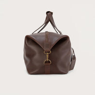 The Dale Vintage Brown Leather Duffle Bag by Dash Racegear - unisex Leather Bag view 5