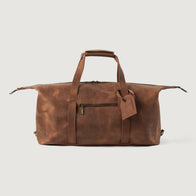 The Dale Vintage Tan Brown Leather Duffle Bag by Dash Racegear - women Leather Bag view 1