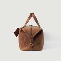The Dale Vintage Tan Brown Leather Duffle Bag by Dash Racegear - women Leather Bag view 4