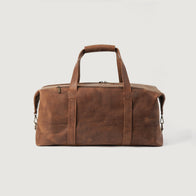 The Dale Vintage Tan Brown Leather Duffle Bag by Dash Racegear - women Leather Bag view 6