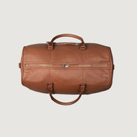 The Darrio Brown Leather Duffle Bag by Dash Racegear - unisex Leather Bag view 6