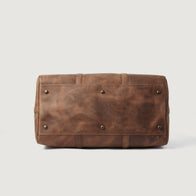 The Darrio Vintage Tan Brown Leather Duffle Bag by Dash Racegear - women Leather Bag view 4