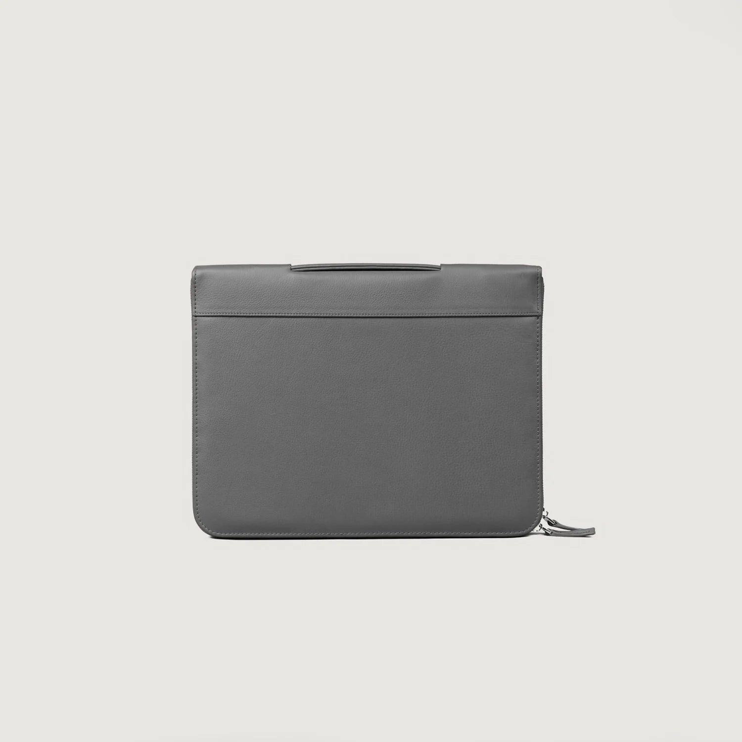 The Eclectic Grey Leather Folio Organizer by Dash Racegear - unisex Leather Bag view 1