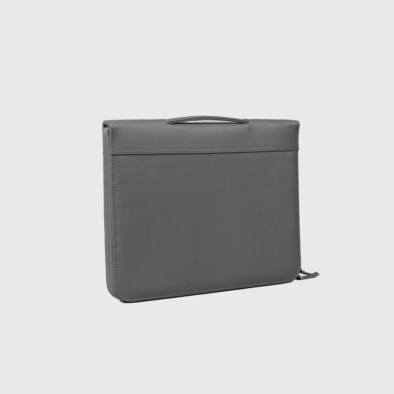 The Eclectic Grey Leather Folio Organizer by Dash Racegear - unisex Leather Bag view 2