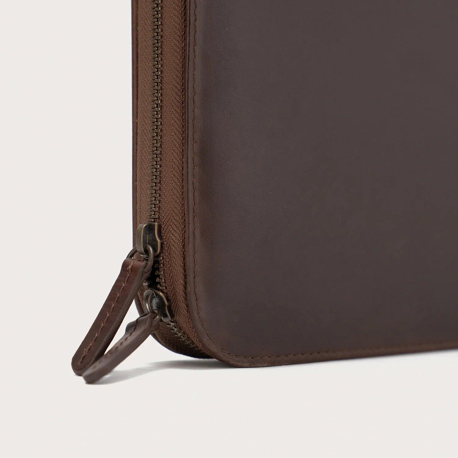The Eclectic Vintage Brown Leather Folio Organizer by Dash Racegear - unisex Leather Bag view 9