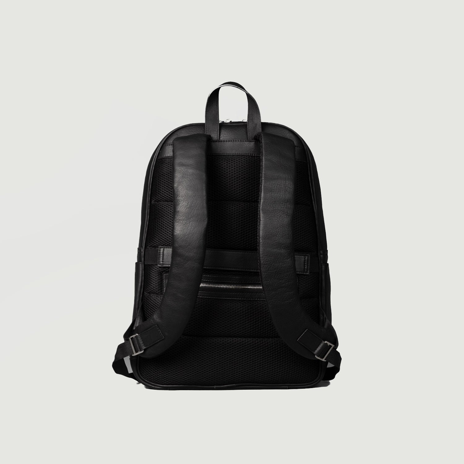 The Philos Black Leather Backpack by Dash Racegear - unisex Leather Bag view 7