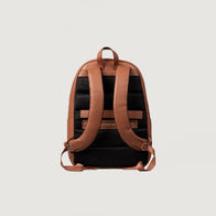 The Philos Brown Leather Backpack by Dash Racegear - unisex Leather Bag view 6