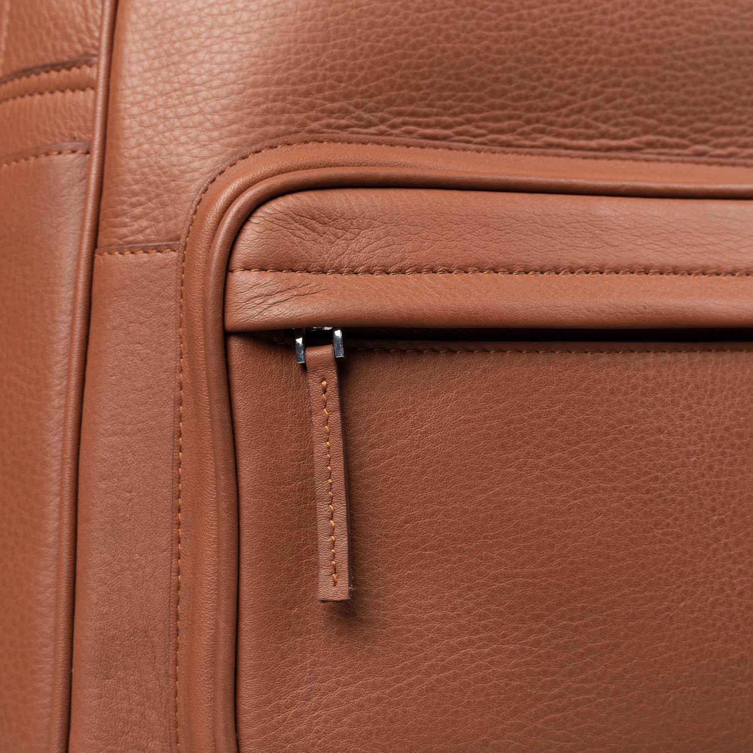 The Philos Brown Leather Backpack by Dash Racegear - unisex Leather Bag view 8