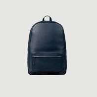The Philos Midnight Blue Leather Backpack by Dash Racegear - unisex Leather Bag view 1