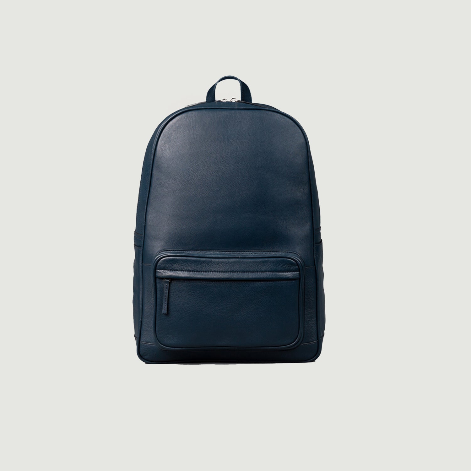 The Philos Midnight Blue Leather Backpack by Dash Racegear - unisex Leather Bag view 1