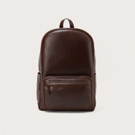 The Philos Vintage Brown Leather Backpack by Dash Racegear - unisex Leather Bag view 1