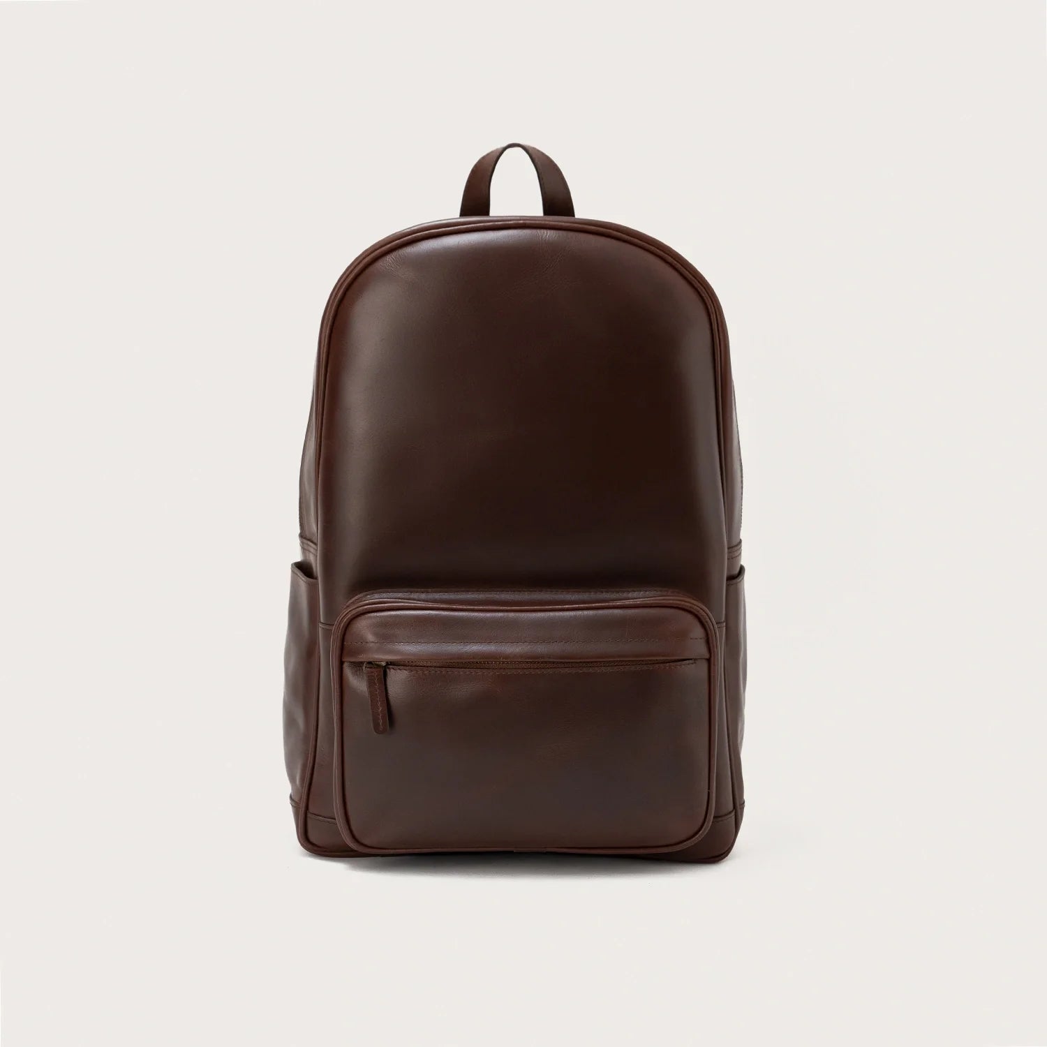 The Philos Vintage Brown Leather Backpack by Dash Racegear - unisex Leather Bag view 1