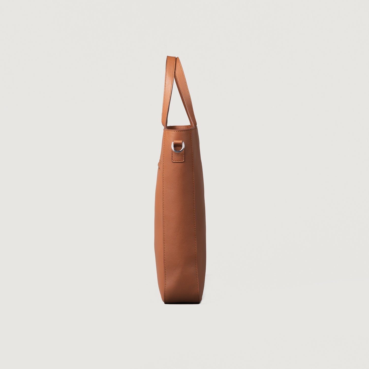 The Poet Brown Leather Tote Bag by Dash Racegear - men Leather Bag view 4