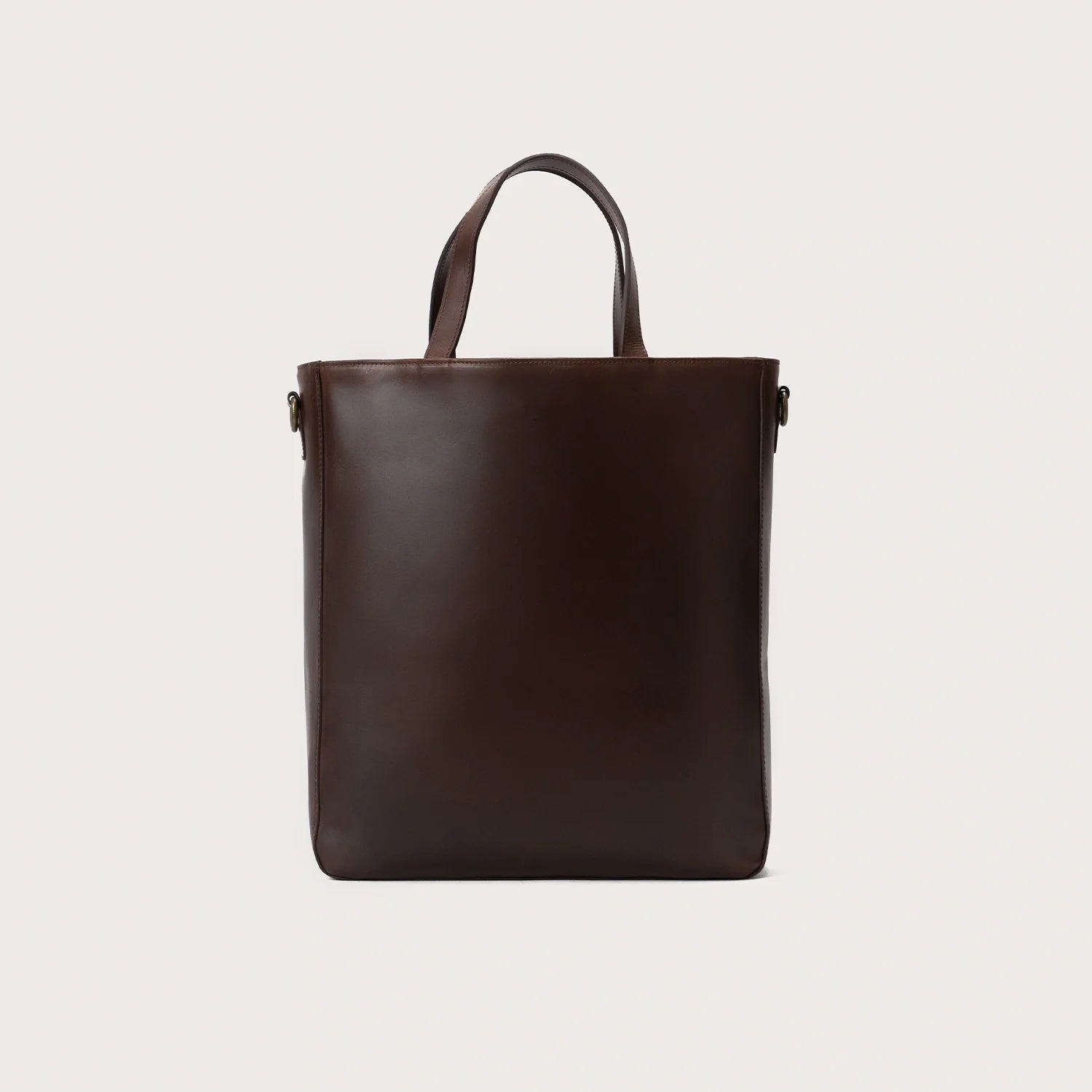 The Poet Vintage Brown Leather Tote Bag by Dash Racegear - men Leather Bag view 6