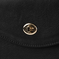 The Sandra Black Leather Saddle Bag by Dash Racegear - women Leather Bag view 7