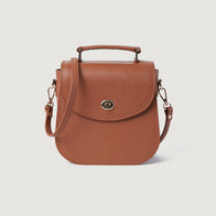 The Sandra Brown Leather Saddle Bag by Dash Racegear - unisex Leather Bag view 1