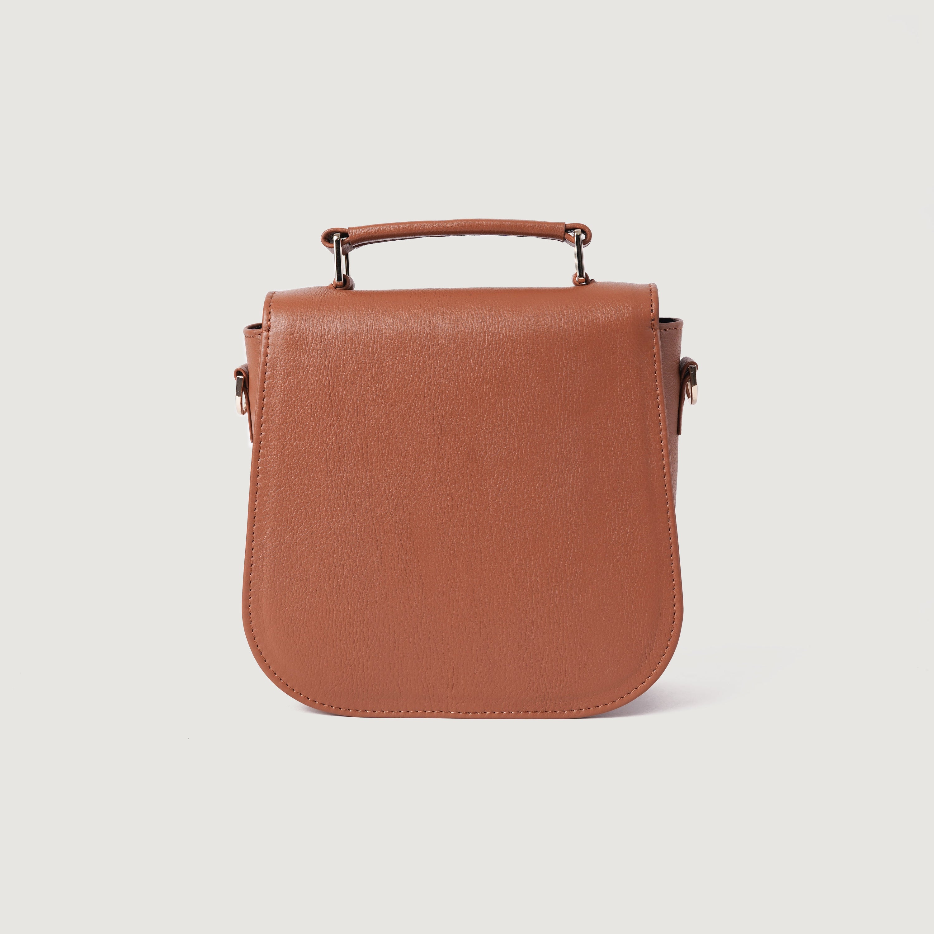 The Sandra Brown Leather Saddle Bag by Dash Racegear - unisex Leather Bag view 6