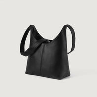 The Stefani Black Leather Hobo Bag by Dash Racegear - women Leather Bag view 3
